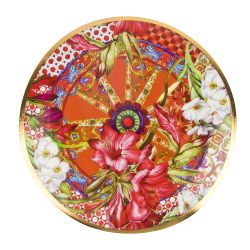 Подсвечник-шкатулка декоративная "Secret Garden"12*4см (фарфор,воск) (подарочная упаковка)