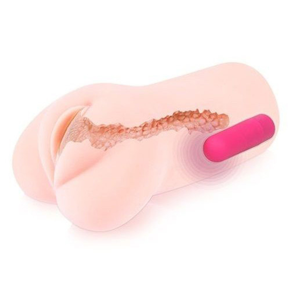 Телесный вибромастурбатор-вагина Kokos Sandara Auto