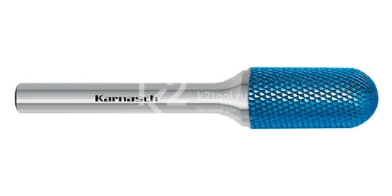 Борфреза твердосплавная Karnasch форма C, 2х11х3х38 мм, насечка HP-11 Micro, покрытие Blue-Tec, арт. 11.6082-010