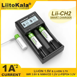 LiitoKala Lii-CH2 интеллектуальное зарядное устройство для аккумуляторов, Lii-CH2-5V 2A EU