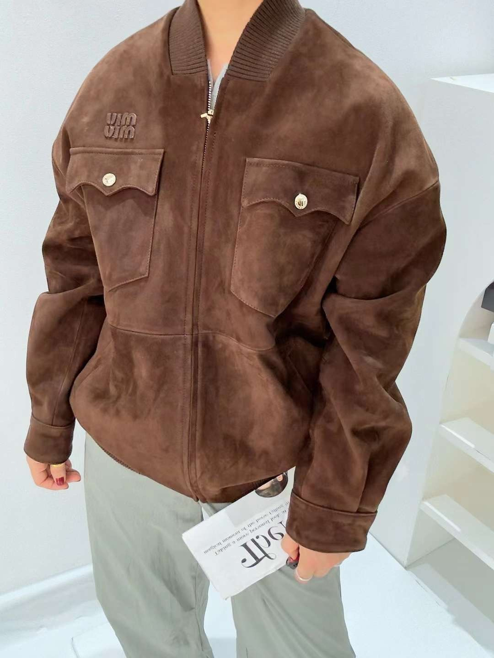 Бомбер Miu miu