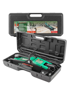 Домкрат подкатной гидравлический 2.5т (h min 90мм, h max 400мм) в кейсе RockForce##Rock FORCE RF-T830031BS(DS)