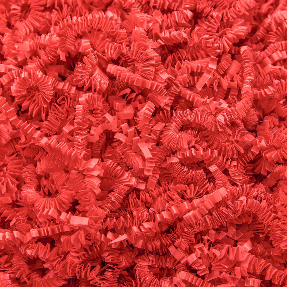 Наполнитель Бумажный 100г Гофрированный (Красный)