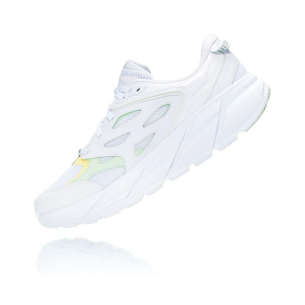 Кроссовки мужские HOKA M CLIFTON L White / Green Ash