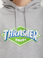 Мужская Толстовка Huf X Thrasher Logo Po