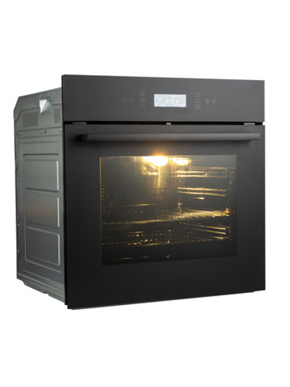 Духовой шкаф электрический встраиваемый MBO 6711W-NMT (BLACK) черный нано- матовое стекло, 70л, 11 режимов, до 250 Со (MACBI)