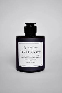 Пена для ванны MiPASSion Fig & Salted Caramel, для смягчения кожи, 300мл