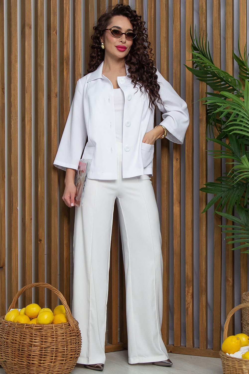 Жакет Ницца (белый) Б11807 LT Collection