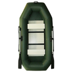 Лодка ПВХ Polar Bird Чирок Гребная PB-280Т Teal со стеклокомпозитной сланью и банкой Серая