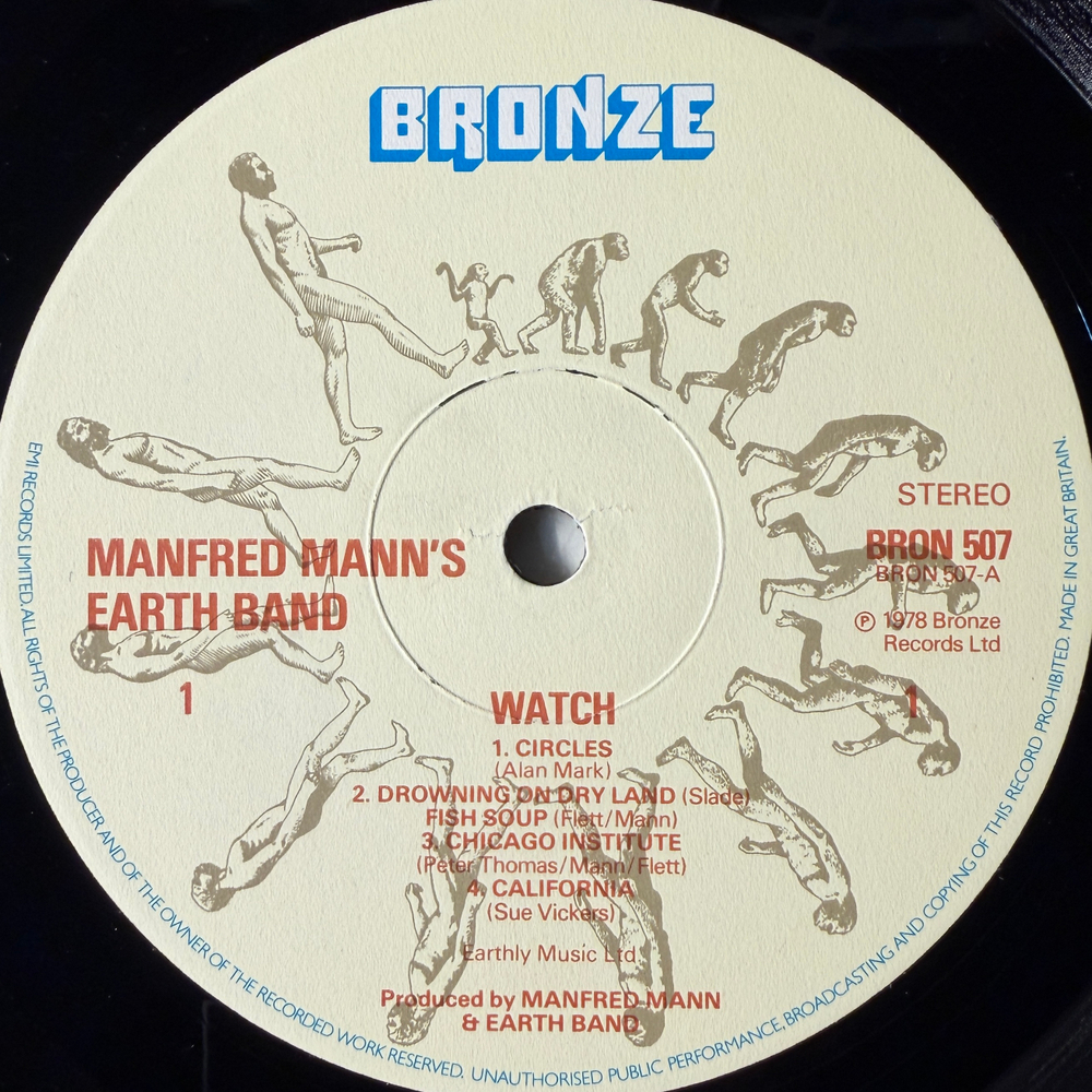 Manfred Mann's Earth Band ‎– Watch (Англия 1978г.) Т