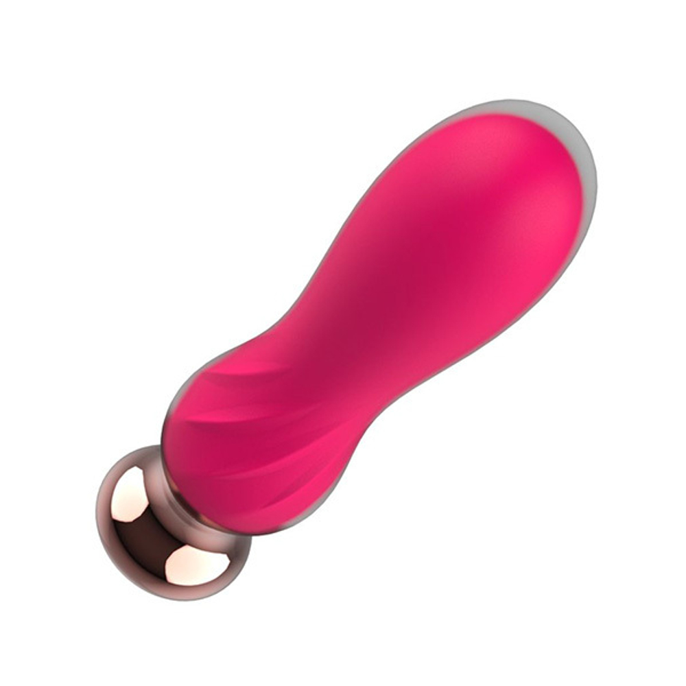 Розовый анальный вибратор 12,5см с пультом ДУ I-Moon Anal Vibrator MY-611