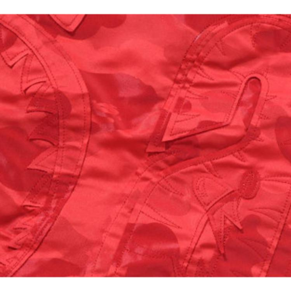 A Bathing Ape Solid Camo Shark Full Zip Куртка красный