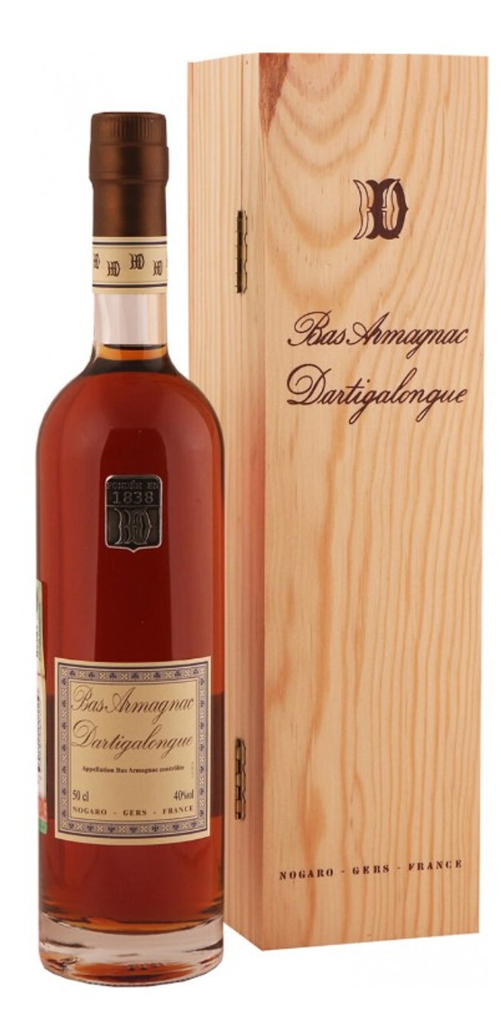 Арманьяк Dartigalongue, Bas Armagnac AOC, 1986, 0.5 л.