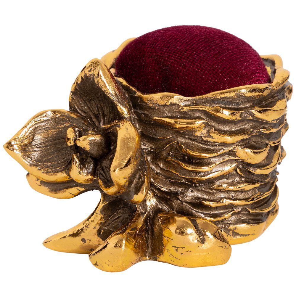 Игольница Орхидея Ликаста Бронза