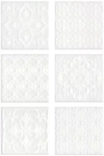 Плитка керамическая настенная Kerama Marazzi Суррей белый глянцевый 20x20см 22шт. (0,88 м2) для ванной, для кухни