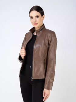Куртка кожаная демисезонная