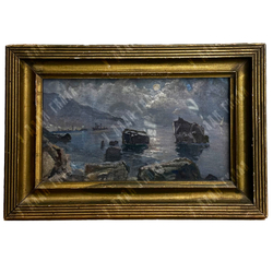 Яновский В. К. (?). Морской пейзаж. Холст, масло. Крым. нач. XX в.