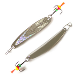 Блесна зимняя Eco Pro "Судачья" серебряный флекс (70мм, 15гр)