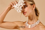Колье Nature Bijoux, Milos, с перламутром, окрашенным говлитом и костью, NB26.1-15-43803 (белый)
