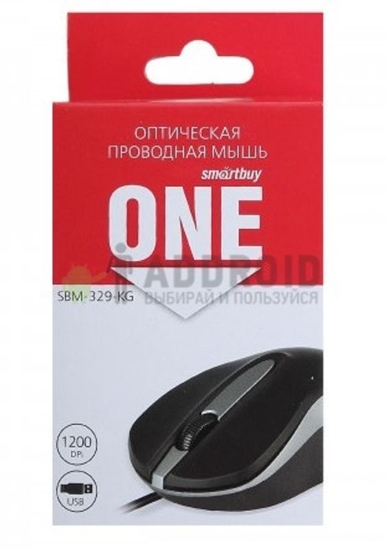 Мышь проводная SmartBuy ONE SBM-329-KG