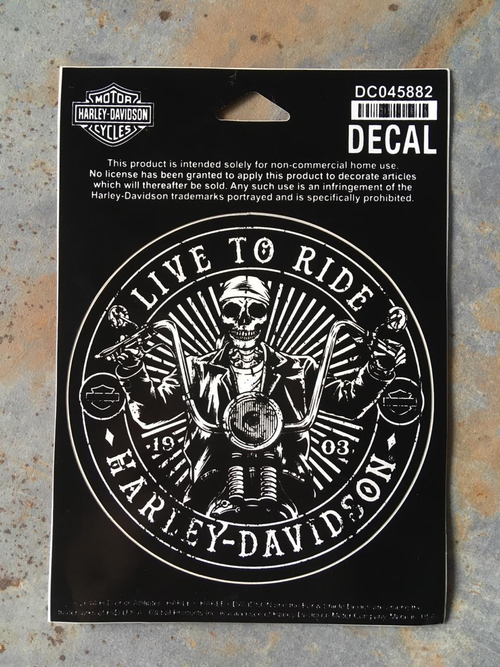 Наклейка Rebel Skeleton Harley-Davidson
