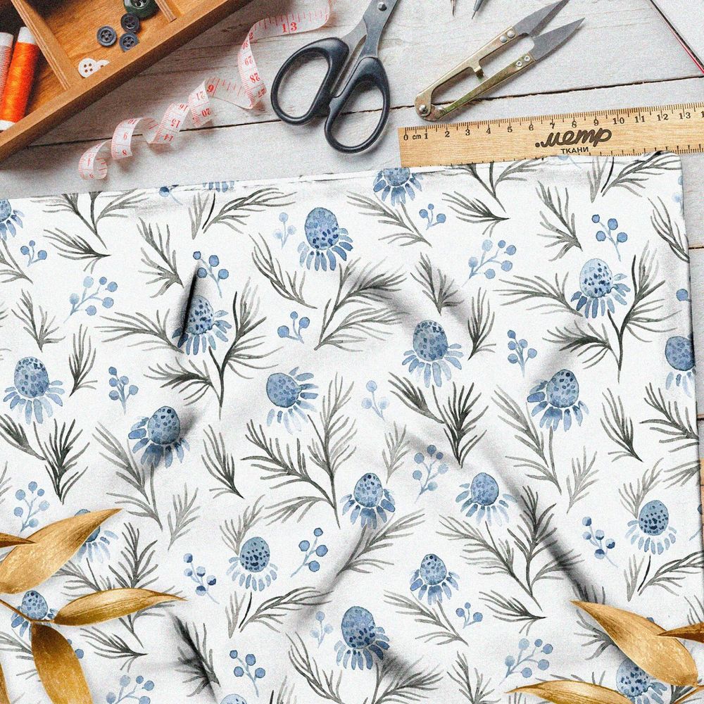 Ткань кулирная гладь цвет природы