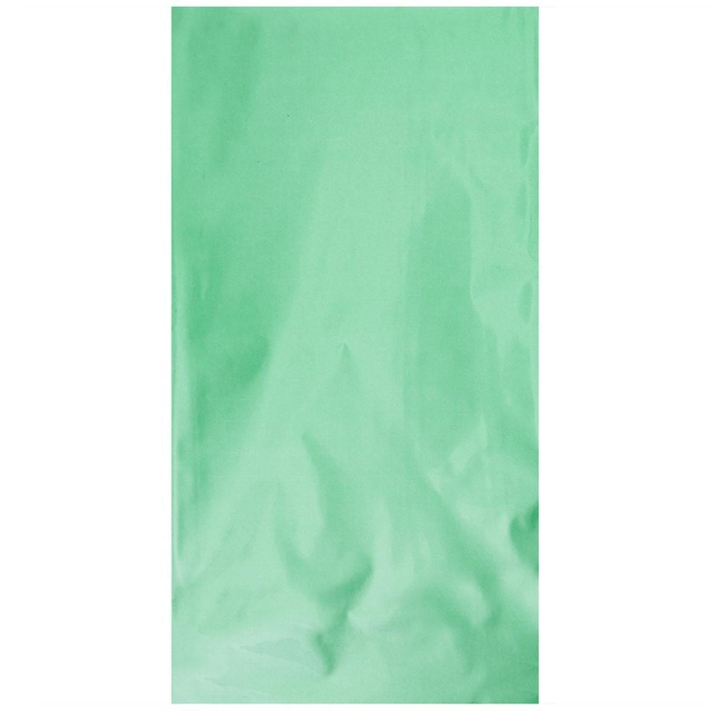 Скатерть фольгированная однотонная, Мятная, 1,3*1,8 м, 1 шт.