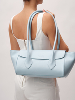 Кожаная сумка Viki DBR 31341 светло-голубой