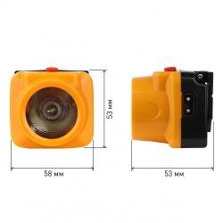 Фонарь налобный светодиодный Трофи TG1 аккумуляторный, яркий, 4V0.5Ah, 1xLED, ЗУ 220V | Без бренда