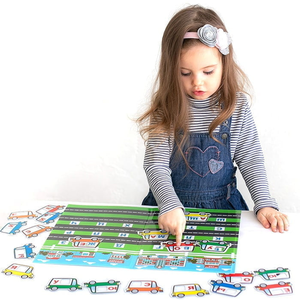 Читаем по слогам, магнитная игра