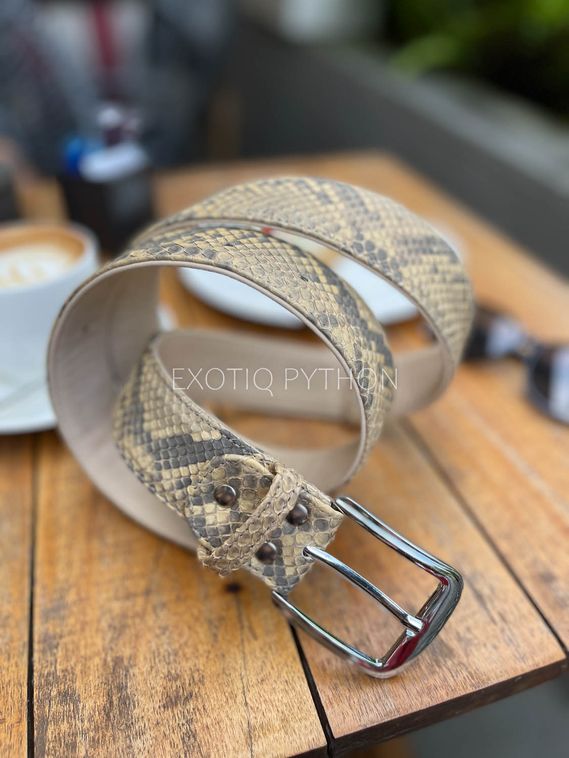 Ремень из кожи питона AC-106