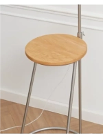 Торшер напольный с абажуром в гостиную современный