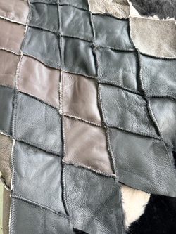 Покрывало меховое ковер из шкуры овчины