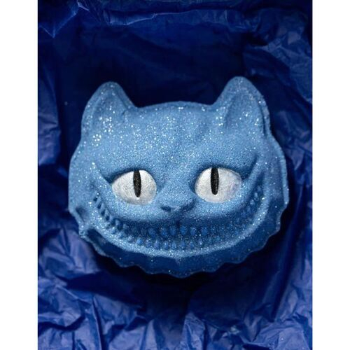 DUSHA Бомбочка для ванны "Чеширский кот" c ароматом лесной черники, 200г