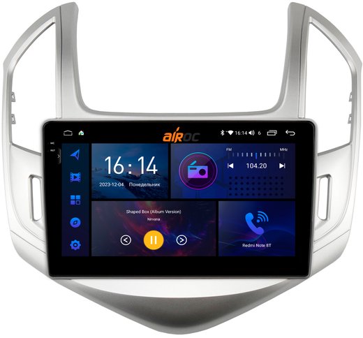 Магнитола для Chevrolet Cruze 2012-2015 - AIROC 2K RI-1305 Android 12, QLed+2K, ТОП процессор, 8/128Гб, CarPlay, SIM-слот