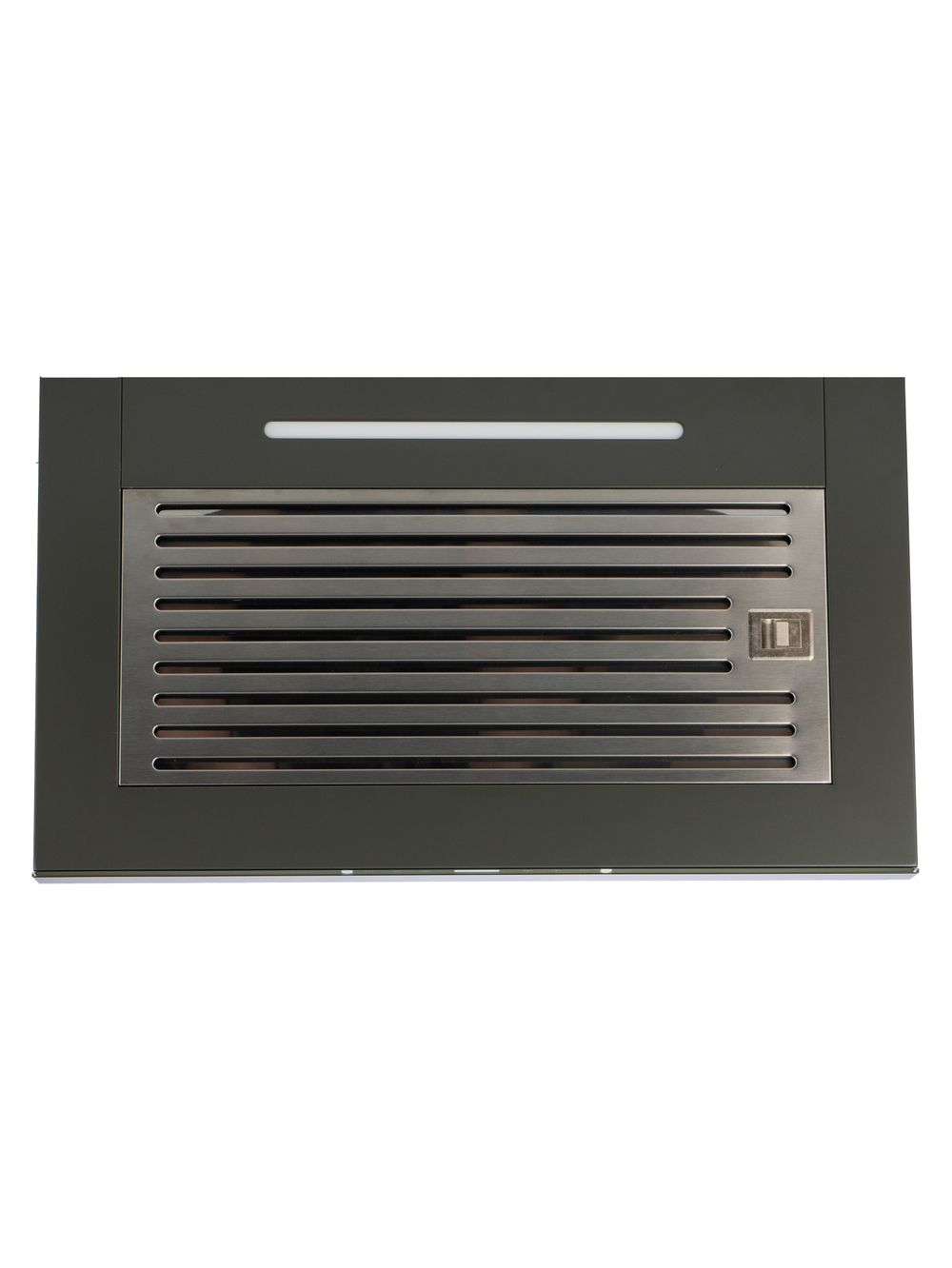 Вытяжка кухонная MACBI Perfa-60G-baf (GREY) серый, D150мм, 1200м3/ч, полновстраиваемая, мотор 230Ватт, стекло 60см, сенсорное управление + управление жестами