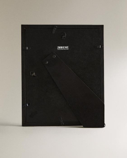 ZARA HOME РАМКА ДЛЯ ФОТОГРАФИИ ИЗ ДЕРЕВА И ЛЬНА, КОРИЧНЕВЫЙ