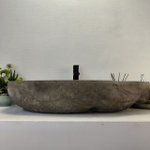 Раковина из речного камня RS-63536 (80*45*16) 0125