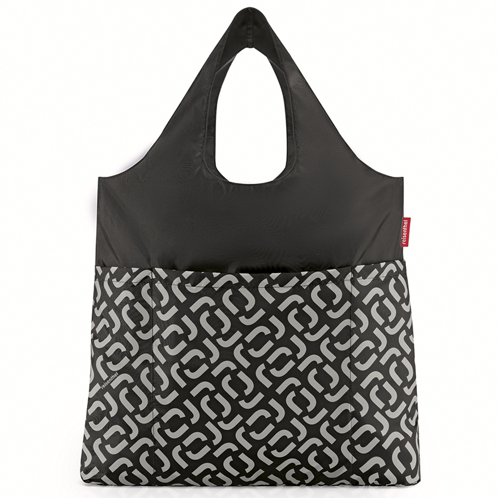 Сумка складная mini maxi shopper plus signature black