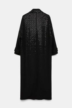 Пальто с пайетками