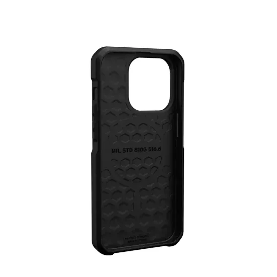 Чехол с поддержкой MAGSAFE Uag Metropolis LT ткань Kevlar для iPhone 14 Pro 6.1", цвет черный (Black)