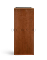 Кашпо TREEZ Effectory Corten Steel Высокий куб Бархатистая окись в-95 см 40х40 см 41.33-10-21-062-CS-95