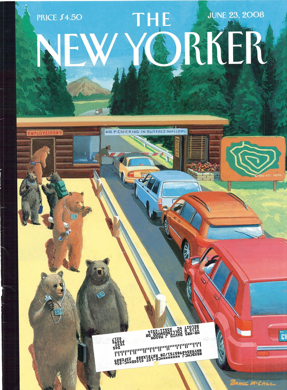 Журнал The New Yorker 23-06-2008, обложка