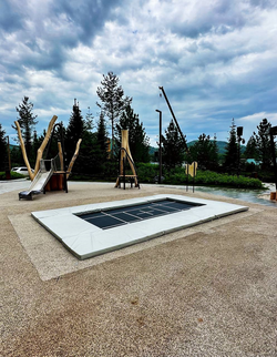 Батут встраиваемый в землю