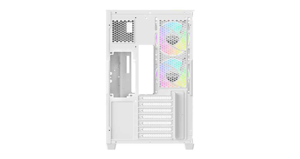Корпус Ocypus Delta C74 WH ARGB ATX/MATX/ITX, USB3.0x2, Type C, Белый, Delta-C74-WHD200XX-GL