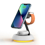 Беспроводное зарядное устройство Wiwu Power Air 3in1 Wireless Charger Wi-W002 15W, Белый