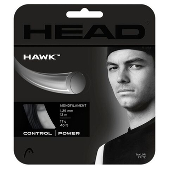 Теннисные струны Head HAWK (12 m) - черный