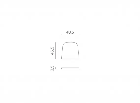 Подушка для стула Net серая