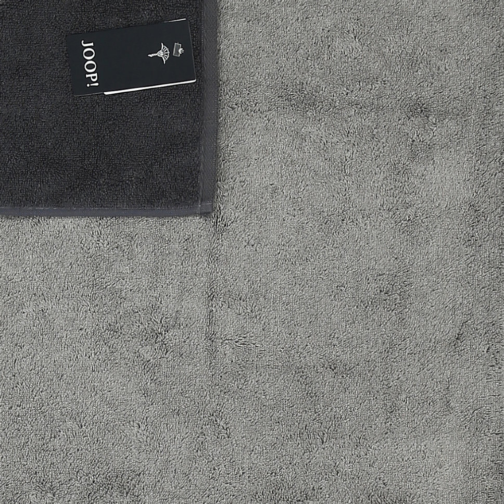 Полотенце 30x50 Cawo-JOOP! Classic Doubleface 1600 77 серое фрагмент