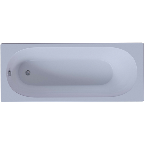 Акриловая ванна Aquatek (Акватек) Оберон 180x80, с каркасом, с фронтальной панелью, со сливом-переливом